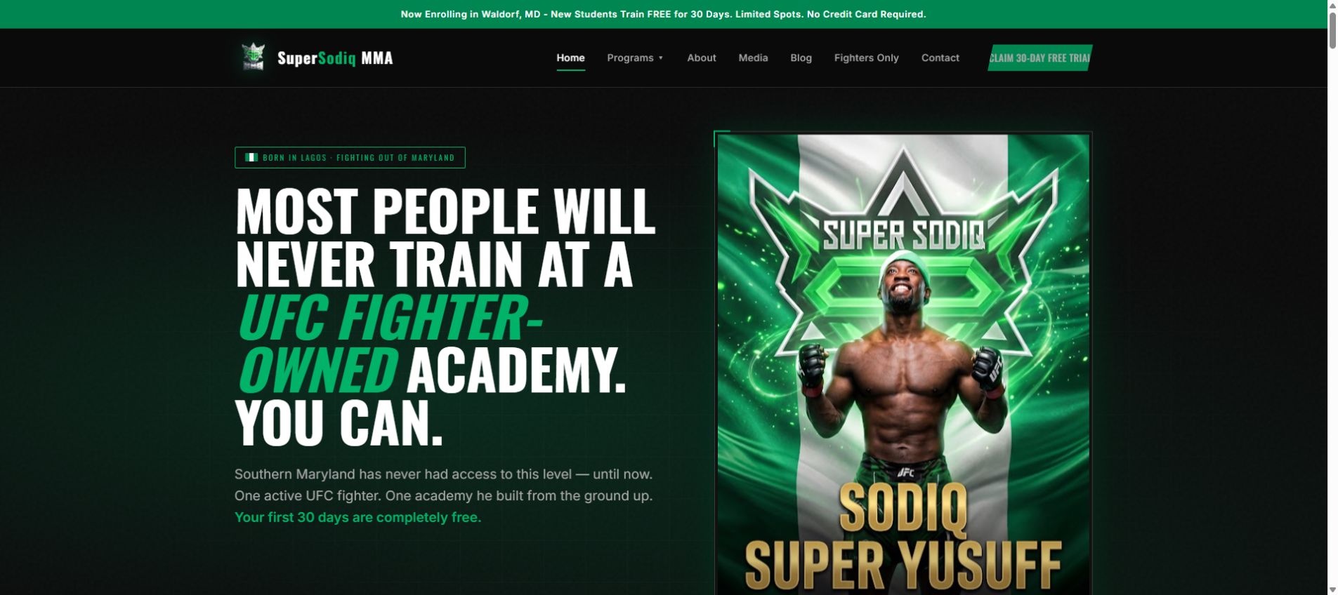 Sodiq Yusuff MMA selected website detail